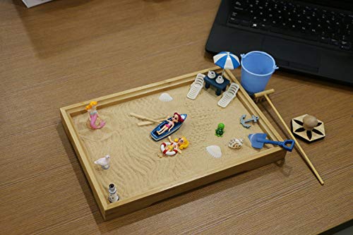 Desktop Miniature Beach Zen Garden (23 Count)