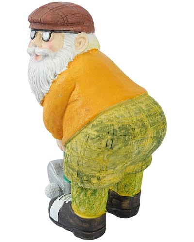 Golf Gnome Garden Statue Decorative