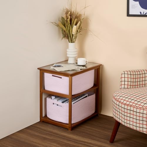 Large Storage Baskets for Shelves (2 Count)