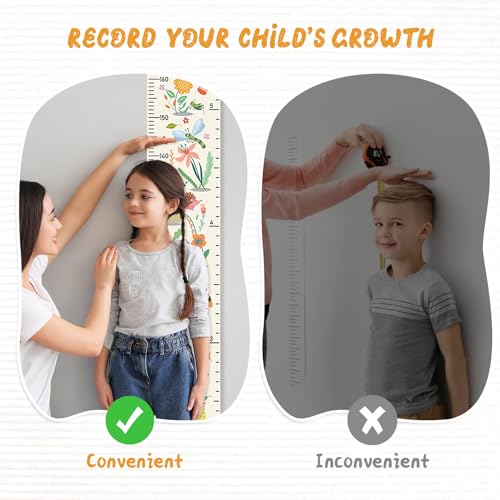 Personalized Name Growth Chart Wall Decor for Kids