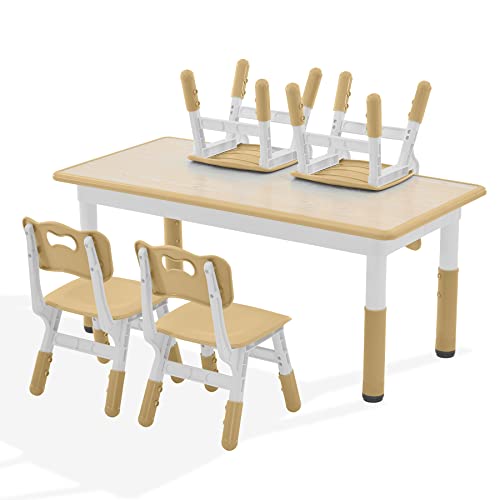 Kids Study Table and Chairs Set