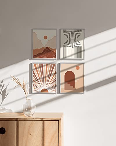 Silver Picture Frames (4 Count)
