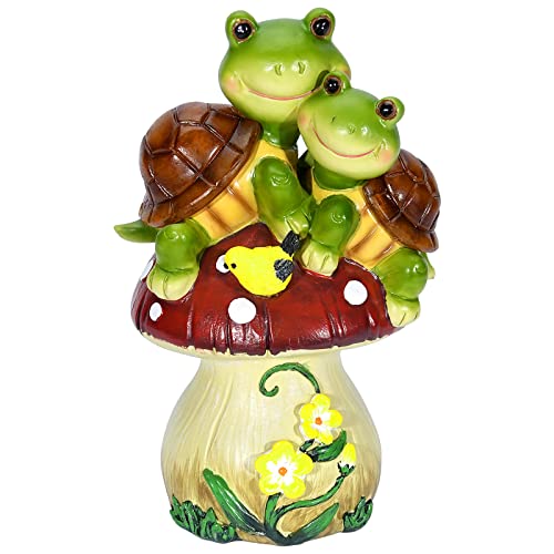 Solar Light Turtle Garden Statue