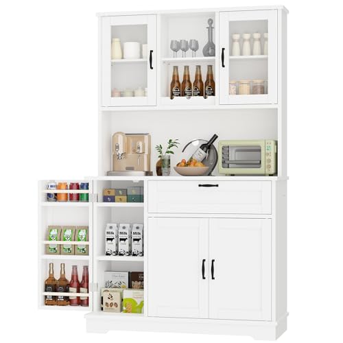 68" Kitchen Pantry Storage Cabinet