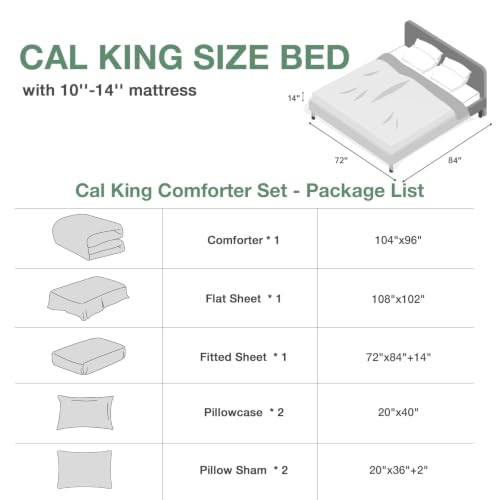 California King Comforter Set