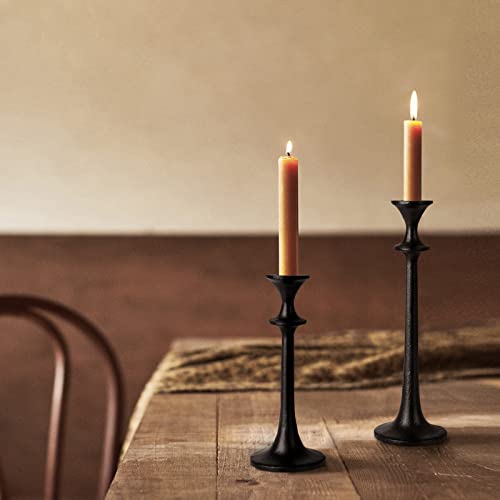 Black Iron Taper Candle Holder (3 Count)
