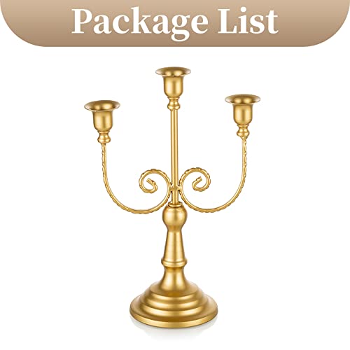 Gold Candelabra Candle Holders for Wedding Christmas
