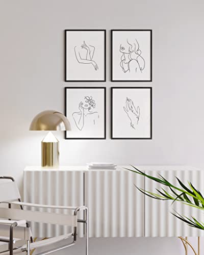 12x16 Black Oak Wood Picture Frames Set of 15