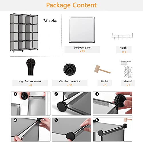 12 Cube Storage Organizer (12 Count)