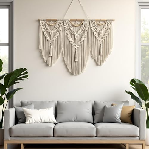 large macrame wall hanging