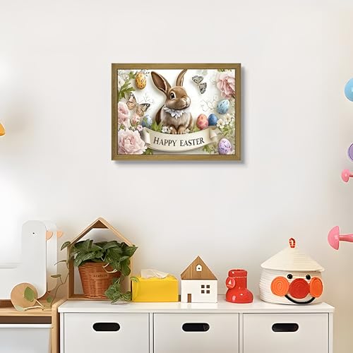 Framed Easter Bunny Wall Art