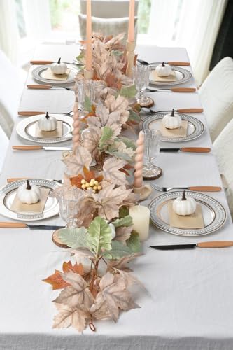 2 Pack Fall Garland Maple Leaf (11.8 Foot)