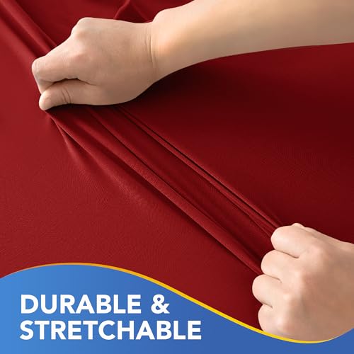 Fitted Tablecloth for 6 Foot Rectangle Tables (6 Count)