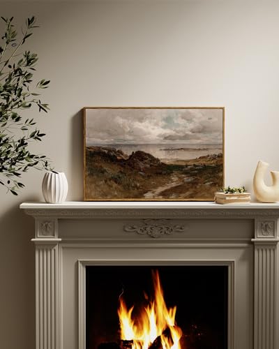 Framed Canvas Wall Art Vintage Decor