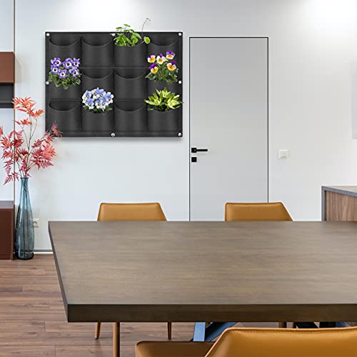 12 Pockets Hanging Planter Bags (12 Count)