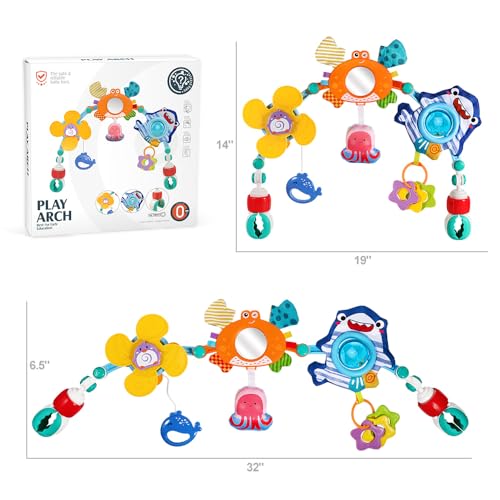 Adjustable Baby Stroller Car Seat Toys for Infants 6