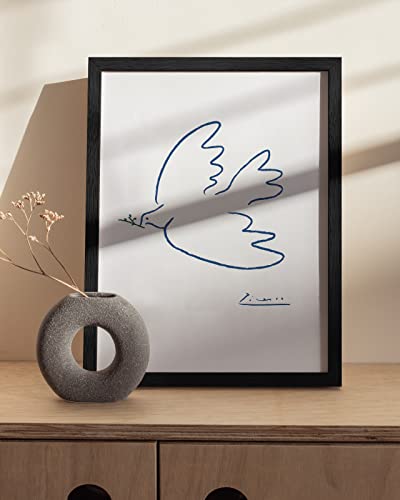 8.5x11 Black Oak Frame