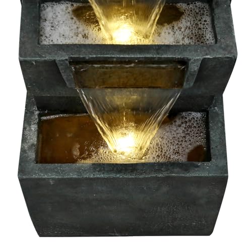 39.3" H Modern Water Fountain 5