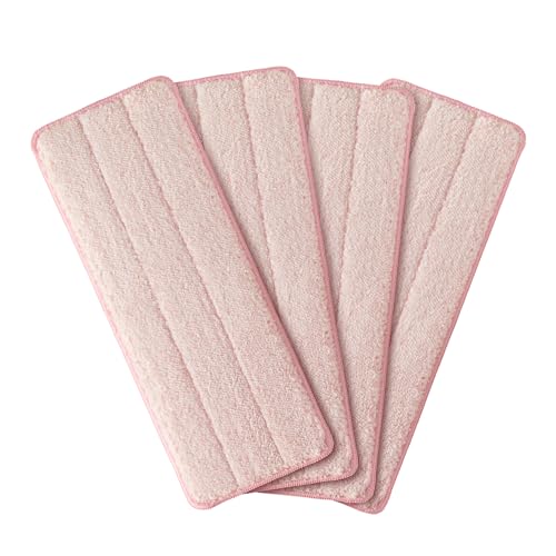 Microfiber Flat Mop Replacement Pads (4 Count)