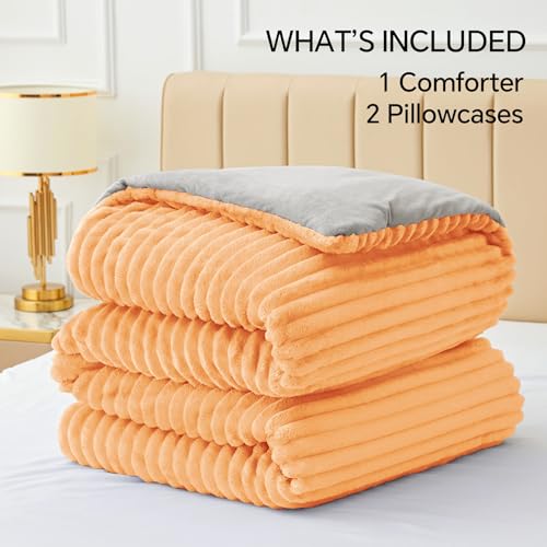 Fleece California King Comforter Set