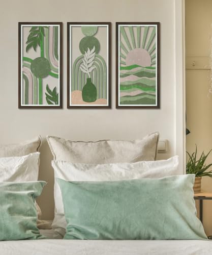 Abstract Boho Wall Art Set of 3