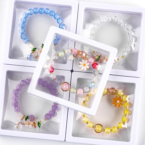 About 1200PCS 6mm Glass Beads Bracelet Making Kit (1200 Count)