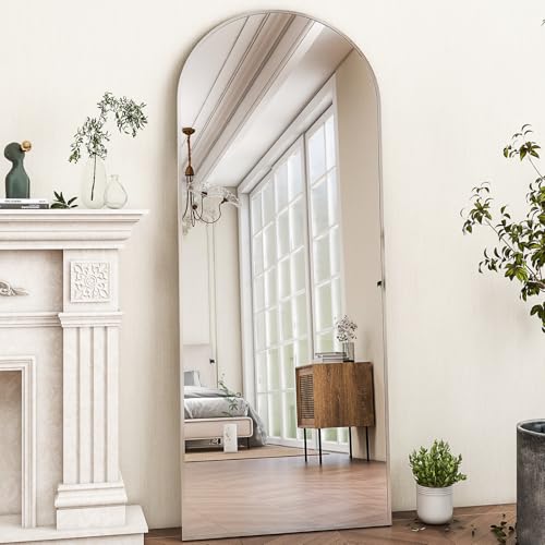56"x21" Arched Full Length Mirror Floor Mirrors
