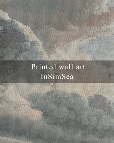 Framed Canvas Wall Art Vintage Decor