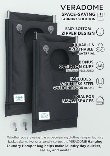 Hanging Laundry Hamper Bag