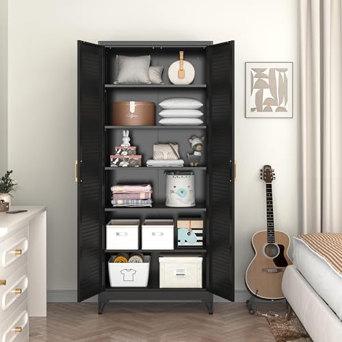 75" Metal Storage Cabinet