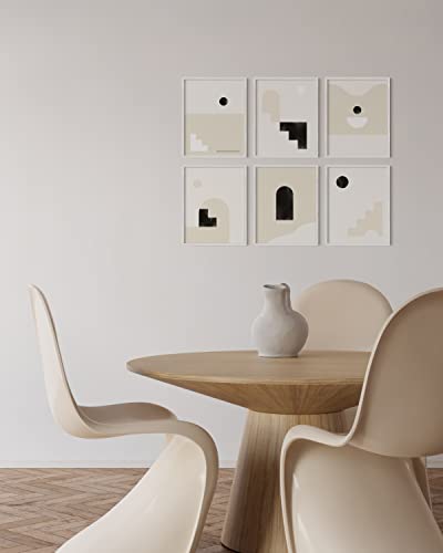 11x14 White Oak Wood Picture Frames Set of 25