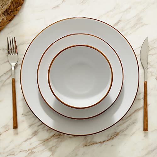 Brasa Stoneware 32 Piece Modern Dinnerware Set