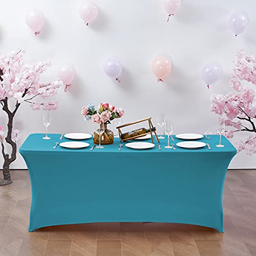 8FT Stretch Spandex Fitted Tablecloth