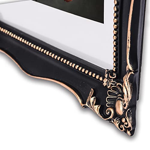 11x14 Vintage Picture Frame with Embossed Flower Design