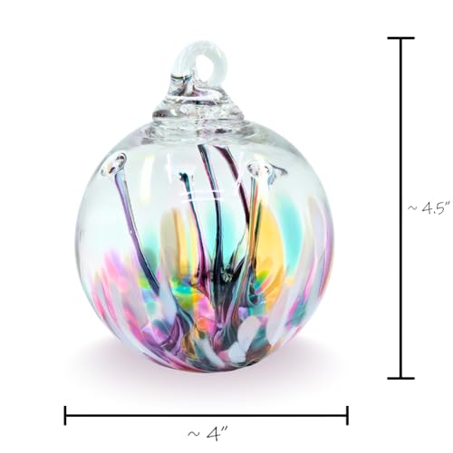 Luke Adams Handmade Glass Gazing Balls for Garden
