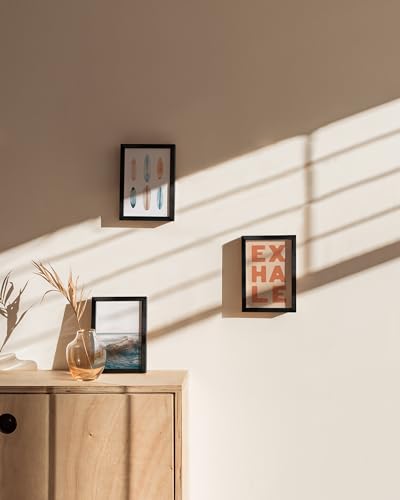 4x6 Black Metal Picture Frames (3 Count)