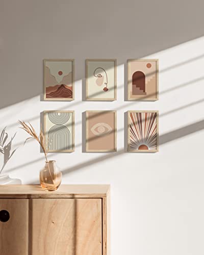 5x7 Natural Oak Wood Photo Frame Set of 25 (25 Count)