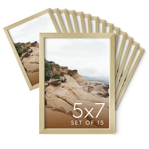 5x7 Gold Metal Picture Frames