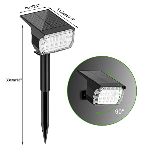 Solar Spot Lights Outdoor Color Changing (12 Count)