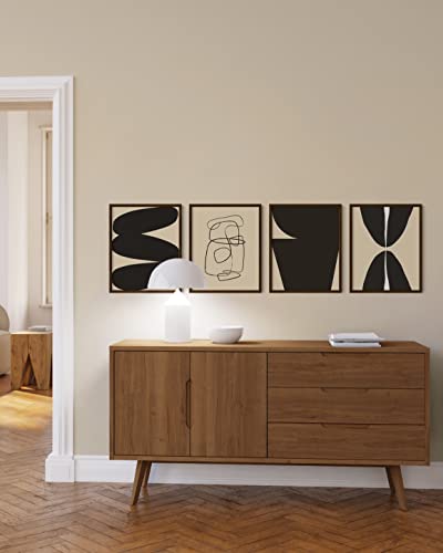 16x20 Walnut Oak Wood Picture Frames Set of 15