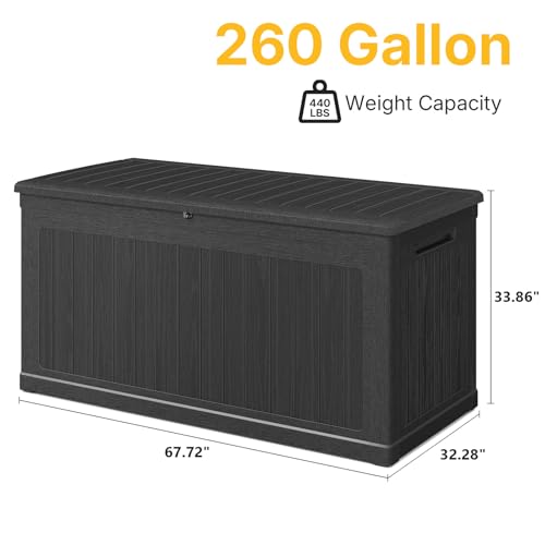 260 Gallon Deck Box Lockable