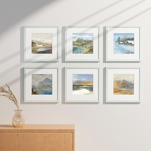 12x12 Picture Frames Set of 9 for Wall Mounting (9 Count)
