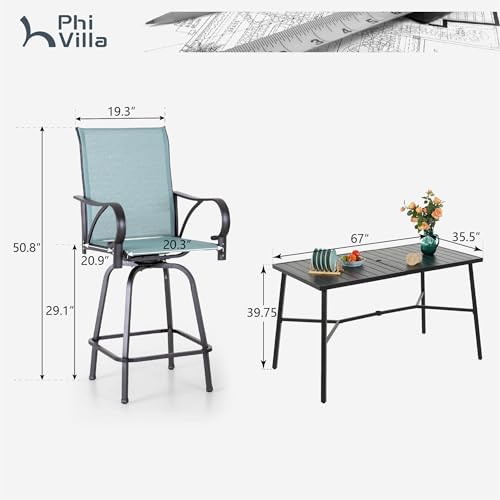 7 Piece Bar Height Patio Dining Set High Top (7 Count)