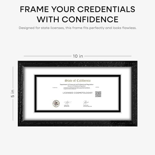 5x10 White Oak License Frame