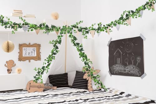 3Strand Fake Vines Artificial Ivy Garland Silk Greenery Plant 6.3Ft (18.9 Foot)