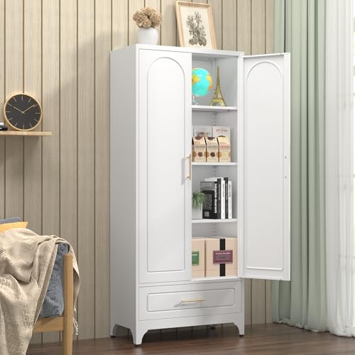 75" Metal Storage Cabinet