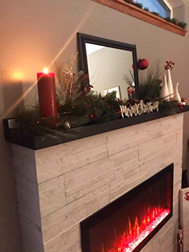 Joel’s Antiques 60 Inch Wooden Floating Shelves for Wall