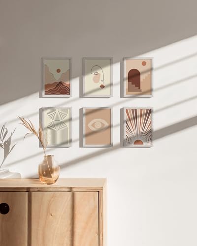 5x7 Natural White Wood Photo Frame Set of 25