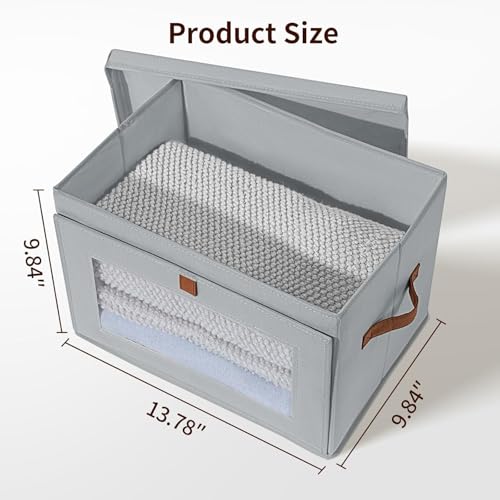 Storage Bins with Lids (6 Count)