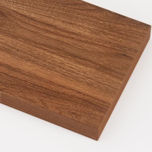 16 x 12 Deep Floating Shelves Wall Mounted Set of 2 Walnut (2 Count)